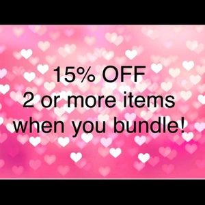 15% off of 2 or maaore items